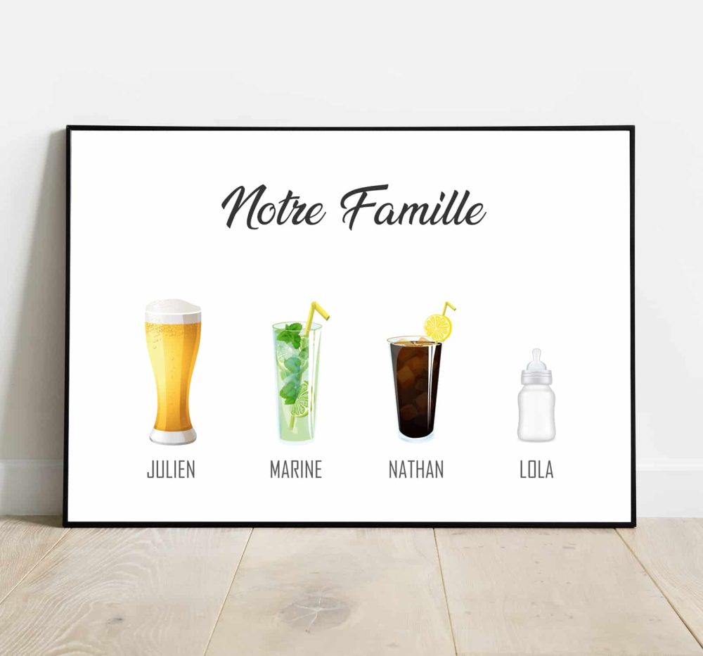 Affiche famille Boissons – Image 2