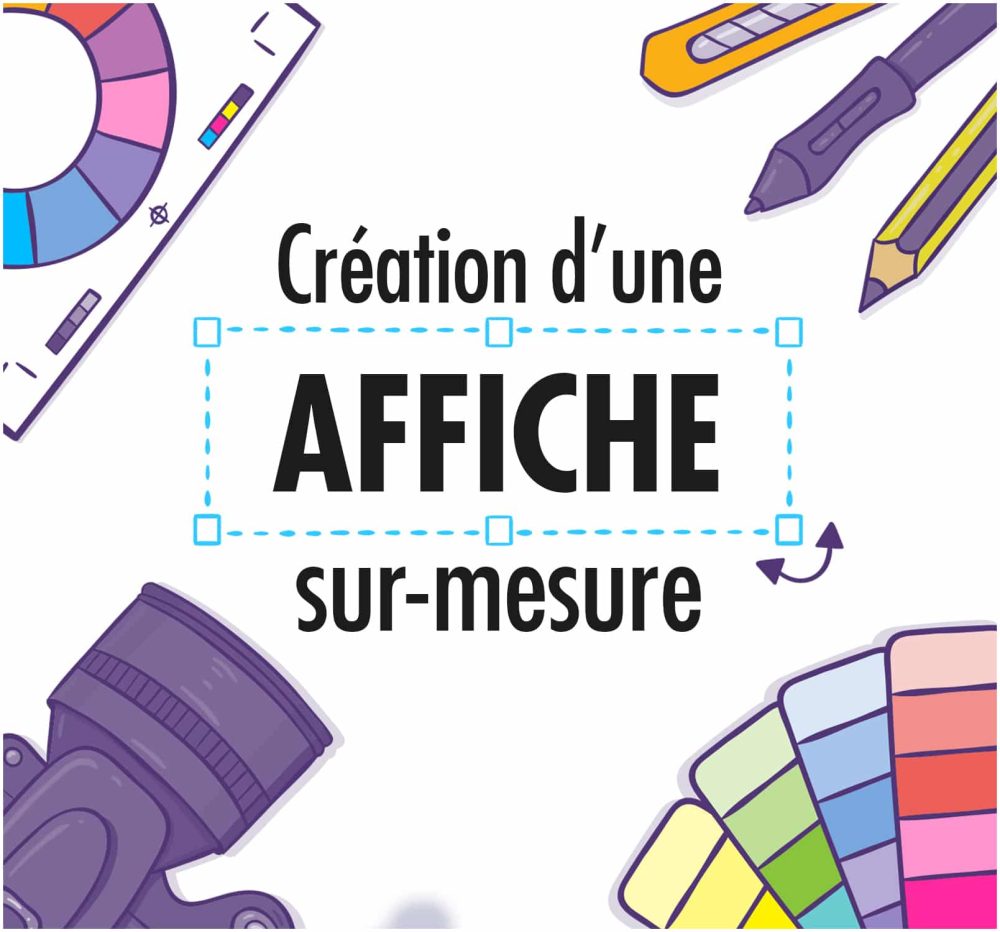 Affiche naissance sur-mesure