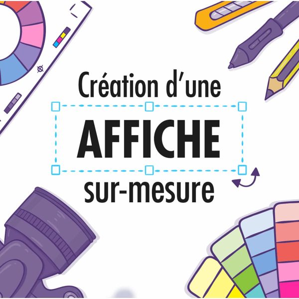 Affiche naissance sur-mesure