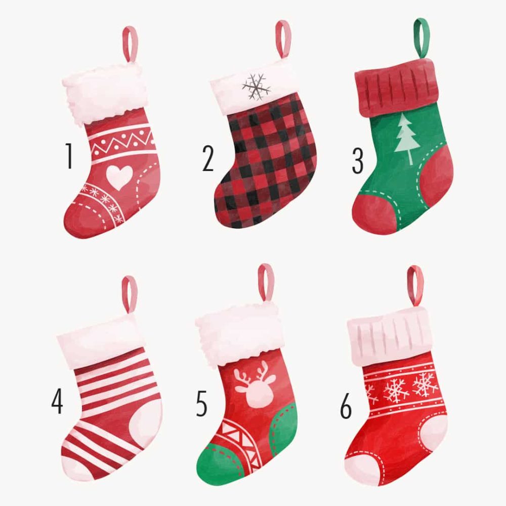 Affiche Noël chaussettes – Image 2