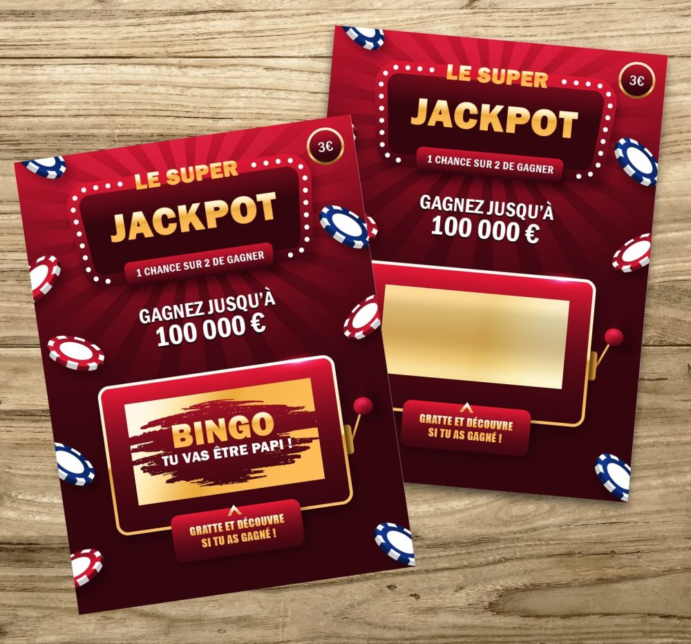 Carte à gratter annonce grossesse