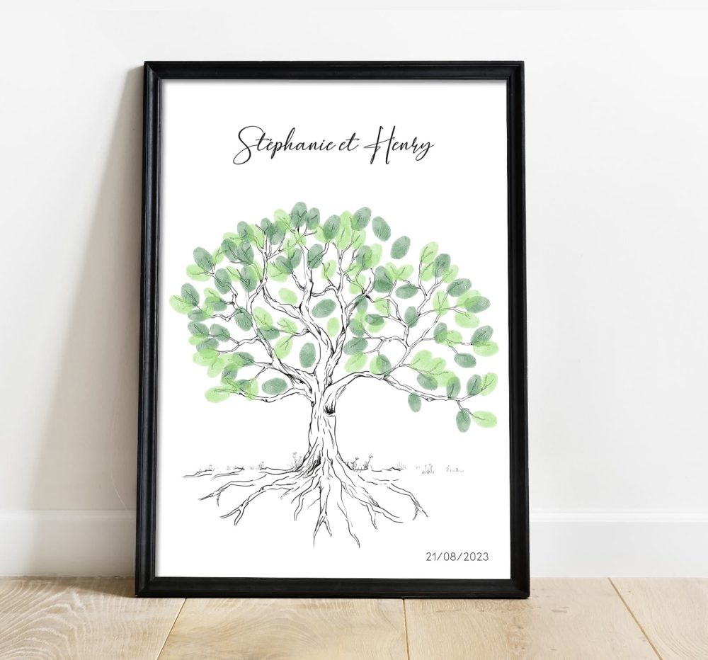 arbre à empreintes mariage baptême