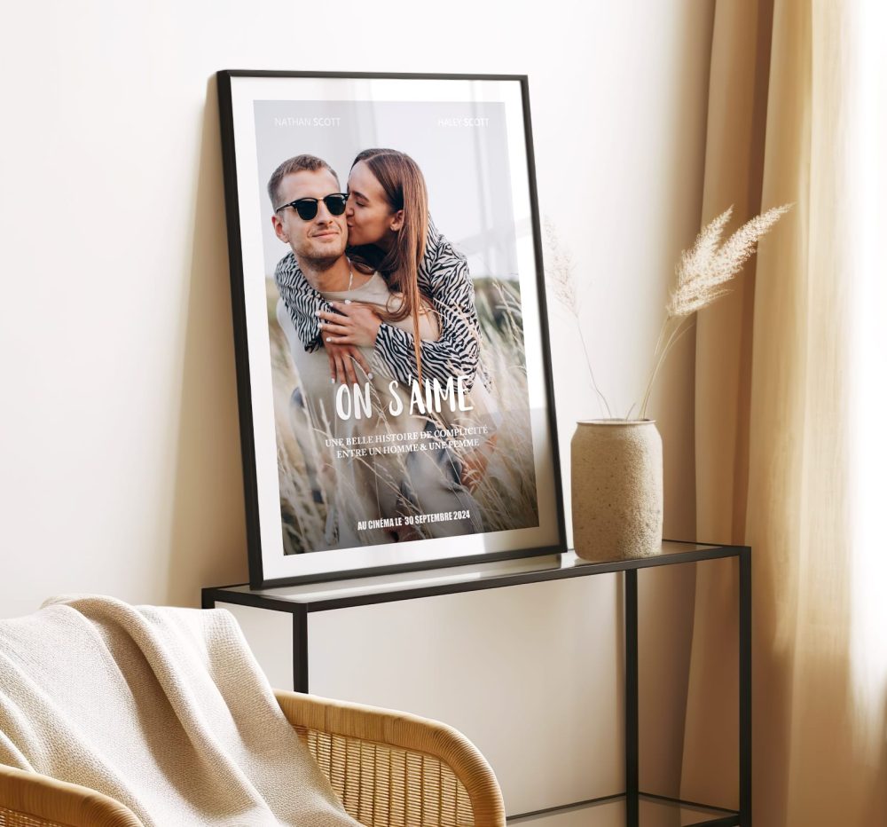 Affiche cinéma personnalisée à imprimer