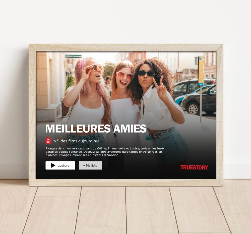 Affiche film Netflix à personnaliser