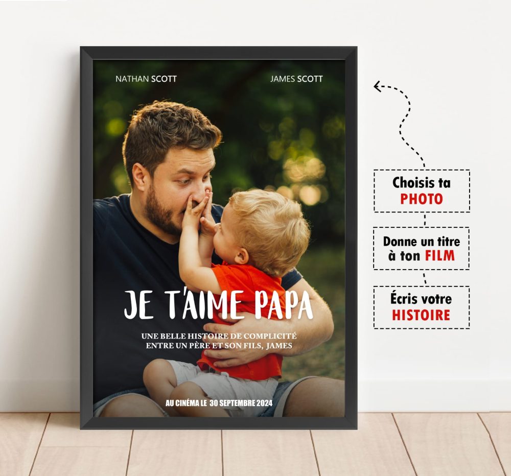 affiche de cinéma personnalisable affiche personnalisée