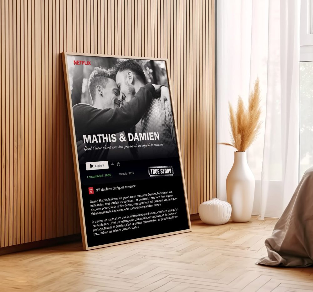 Affiche Netflix couple gay