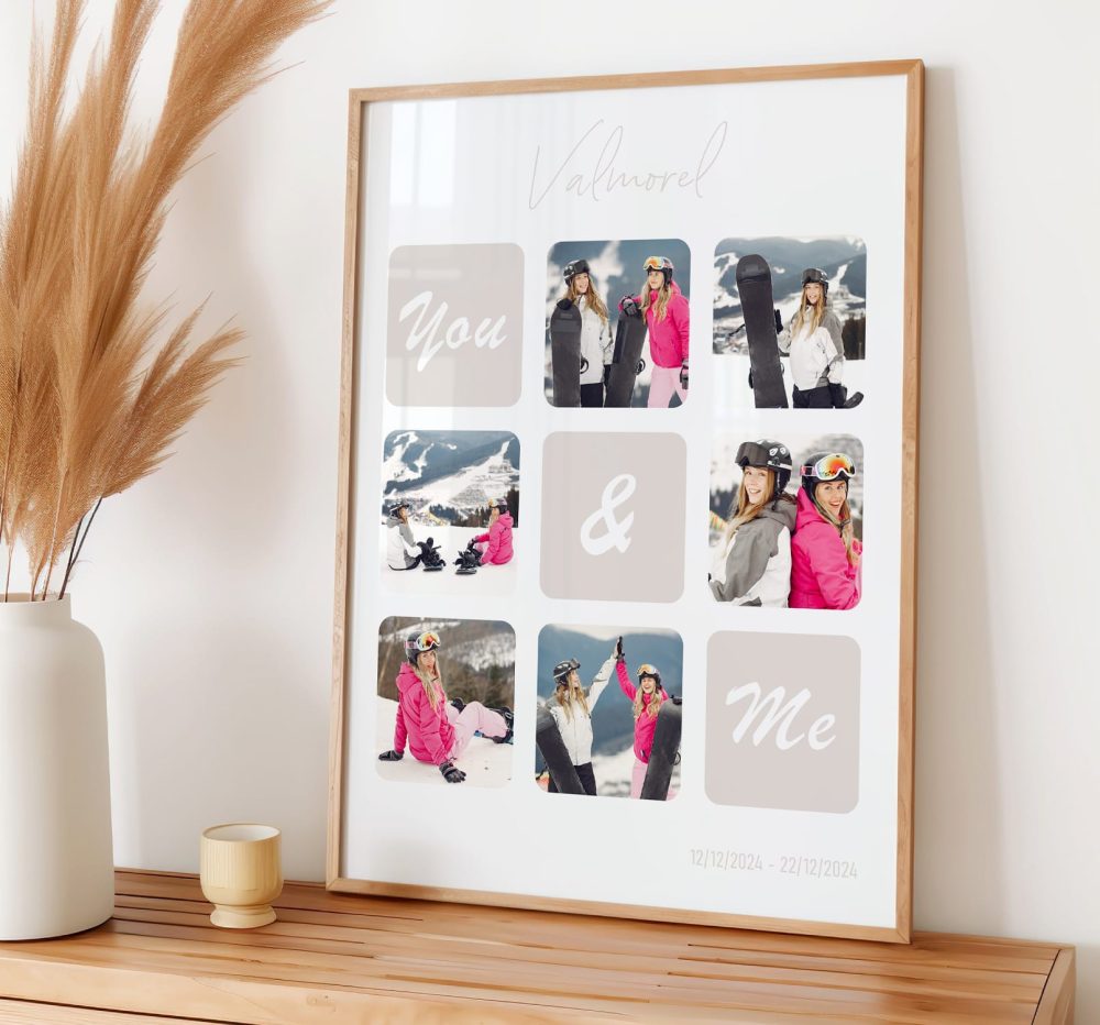 Affiche photos de vacances
