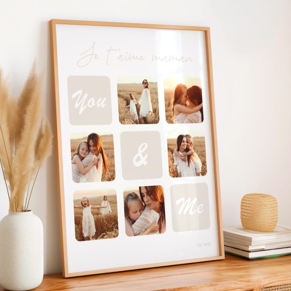 Affiche photos personnalisables