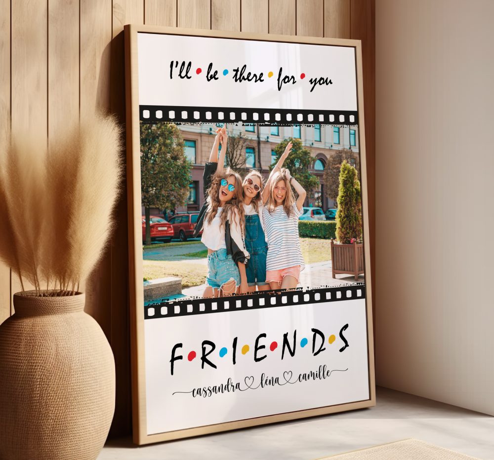 Affiche Friends personnalisée