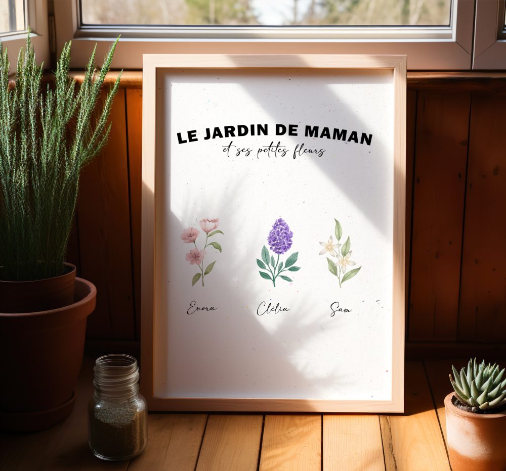 Le jardin de maman et ses petites fleurs