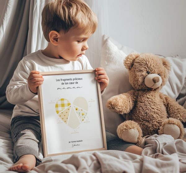 Cadeau personnalisée maman - Carte fête des mères