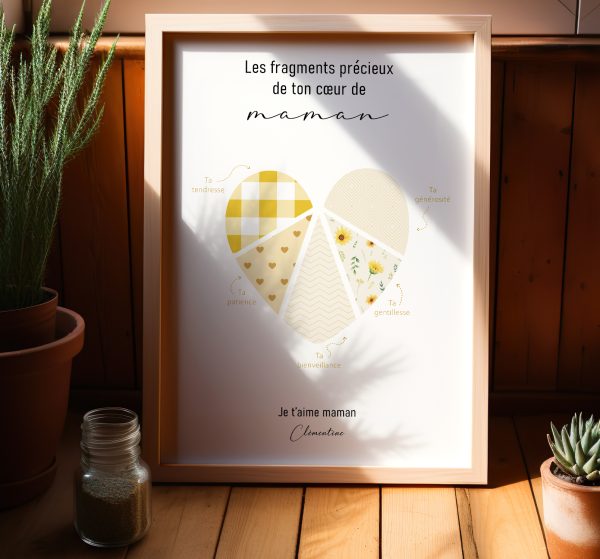 Cadeau personnalisée maman - Carte fête des mères